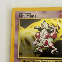 Mr. Mime 6/64 Pokemon Card Jungle Holo WOTC 1999 LP Rare - Image 3