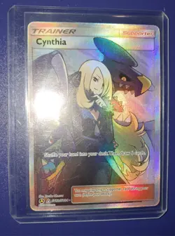Cynthia SV82/SV94 Hidden Fates: Shiny Vault Holo 2019 Pokemon Hit Card CLEAN - Image 2