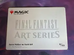 Barret Wallace - Art Series Gold Stamped - 8/53 - Final Fantasy MTG - Art Card - Image 5
