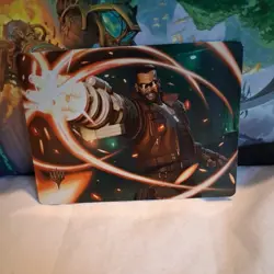 Barret Wallace - Art Series Gold Stamped - 8/53 - Final Fantasy MTG - Art Card - Image 1