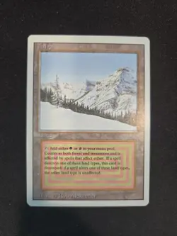 MTG Taiga Revised Edition Dual Land LP Magic the Gathering - Image 1