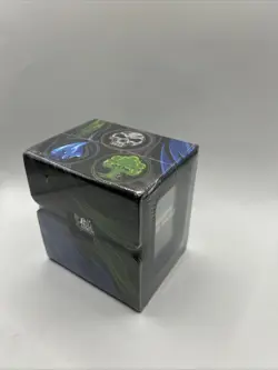 MTG Commander 100+ Card Custom Art Deck Box with Storage (White/Blue/Green) - Image 1