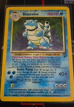 Blastoise Holo Base Set 2 MP 2/130 Pokemon Card - Image 1