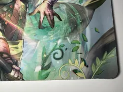 Magic the Gathering Nissa, Who Shakes the World War of the Spark Playmat & Card - Image 2