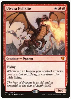 Utvara Hellkite - Commander 2017 MTG Magic Card MYTHIC - Image 1