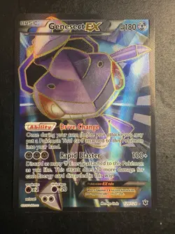Pokemon Genesect EX 120/124 Full Art Ultra Rare Card Fates Collide - NM - Image 1