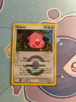 Chansey 19/112 EX Firered Leafgreen Reverse stamped Holo Rare 2004 Pokemon Card - Image 1
