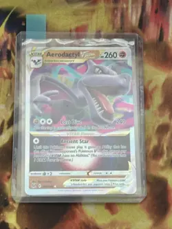 Aerodactyl Vstar 093/196 Lost Origin Holo Pokemon Card NM - Image 4