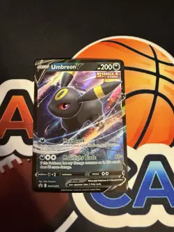 Umbreon V SWSH203 Sword & Shield Black Star Promo Holo Pokemon Card English - Image 1