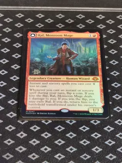 Ral, Monsoon Mage / Ral, Leyline Prodigy *FOIL* DATE PROMO (PMH3) 247s NM MTG - Image 1
