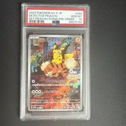 PSA 10 Detective Pikachu Returns 098/SV-P Promo Japanese Pokemon Card US Seller - Image 1