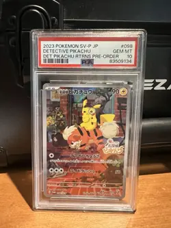 PSA 10 Detective Pikachu Returns 098/SV-P Promo Japanese Pokemon Card US Seller - Image 1