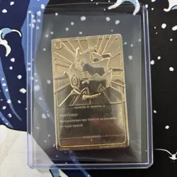Vintage Pokemon 1999 Limited Edition 23k Gold-Plated Trading Card Togepi - Image 2
