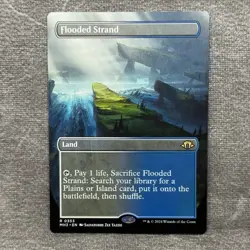 Flooded Strand - Borderless MH3 #353 NM Non-Foil - MTG Modern Horizons 3 Land - Image 1