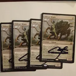 Magic The Gathering - 1x Signed Eldarzi Mimic (mtg) 4 avail - Image 1