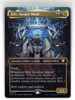 MtG EoC Kilo, Apogee Mind #3 Borderless Non-Foil - Image 1