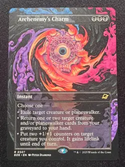 Archenemy's Charm (Borderless) - MTG #307 - Edge of Eternities - NM - Image 1