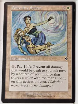 Protective Sphere - Invasion - Magic the Gathering MTG Nice! - Image 1