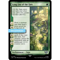 MTG Long List of the Ents LTR Uncommon Enchantment - Saga NM - Image 1