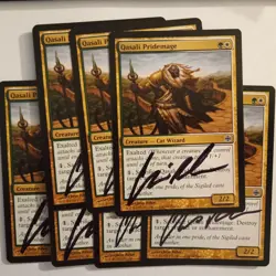 Magic The Gathering - 1x Signed Qasali Pridemage (mtg) 7 avail - Image 1