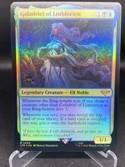 MTG FOIL Galadriel of Lothlorien - The Lord of the Rings #206 Stamped 2023 💥 - Image 1