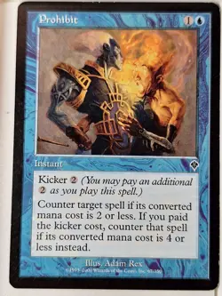 Prohibit - Invasion - Magic the Gathering MTG Nice! - Image 1