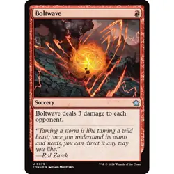 MTG Boltwave Foundations Uncommon Sorcery NM - Image 2