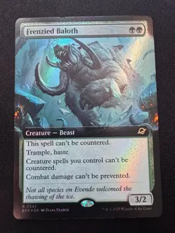 Frenzied Baloth - Extended Art FOIL - MTG #342 - Edge of Eternities - NM - Image 1