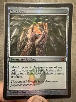 Magic the Gathering - MTG - Mox Opal - Scars of Mirrodin - Foil - Modern/Legacy - Image 1