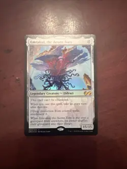 x1 Emrakul, the Aeons Torn - Foil Etched M MTG Double Masters 2022 M/NM, English - Image 1