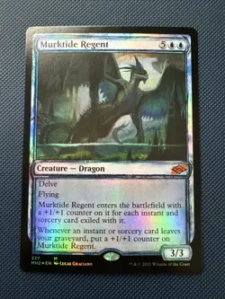 MTG Murktide Regent (Showcase) - Modern Horizons 2 (MH2) NM Foil - Image 1