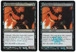 Dead Reveler x2 2x 2012 Return to Ravnica FOIL Black Common Creature MTG NM AZ1 - Image 1