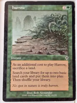 Harrow - Invasion - Magic the Gathering MTG Nice! - Image 1