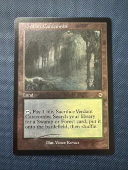 MTG Verdant Catacombs Retro Frame (Foil Etched) Modern Horizons 2 (MH2) NM Foil - Image 1