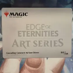 #50 Cascading Cataracts ART SERIES Edge of Eternities MTG Card EOE 50/54 - Image 2