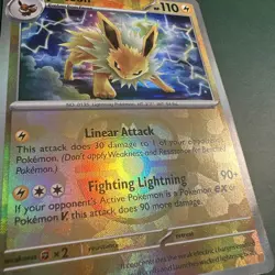Jolteon Master Ball Holo Card 029/131 - Pokemon TCG Prismatic Evolutions - Image 2