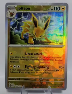 Jolteon Master Ball Holo Card 029/131 - Pokemon TCG Prismatic Evolutions - Image 1