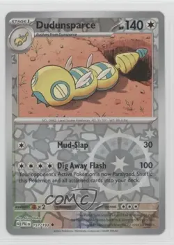 Dudunsparce Reverse Foil Pokemon SV02: Paldea Evolved #157 mp7 - Image 1
