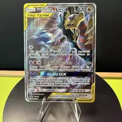 Pokemon TCG Garchomp & Giratina GX SM193 Black Star Promo Tag Team Rare NM - Image 1