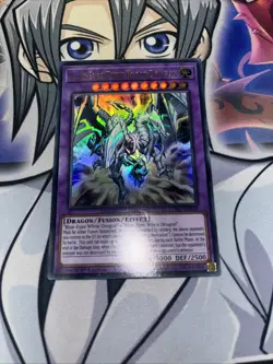 YUGIOH BLUE-EYES TWIN BURST DRAGON ULTRA RARE LCKC-EN058 1ST EDITION - Image 1