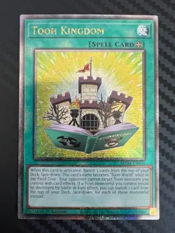 Yugioh Toon Kingdom MP24-EN006 Quarter Century Rare 1st Edition NM - Image 1