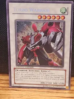 Yugioh Turbo Warrior CT05-EN004 Secret Rare NM - Image 1