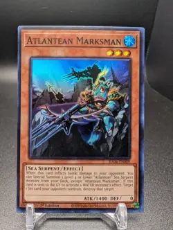 Yugioh Atlantean Marksman RA04-EN009 Super Rare 1st Ed Near Mint - Image 1