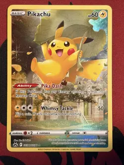 Pikachu - GG30/GG70 - Pokemon Crown Zenith Galarian Gallery Holo Card NM - Image 1