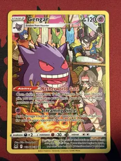 Gengar - TG06/TG30 - Pokemon Lost Origins Trainer Gallery Holo Rare Card NM - Image 1