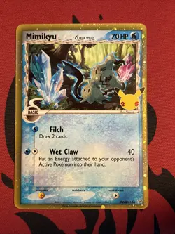 Mimikyu Delta Species - SWSH136 - Pokemon Sword & Shield Promo Rare Holo Card NM - Image 1
