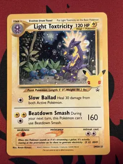Light Toxtricity - SWSH137 - Pokemon Sword & Shield Promo Rare Holo Card NM - Image 1