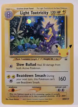 Light Toxtricity - SWSH137 - Pokemon Sword & Shield Promo Rare Holo Card NM - Image 1