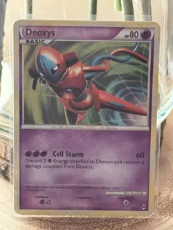 Deoxys 2/95 HGSS Call of Legends Holo Rare Pokemon Card Excellent Condition - Image 3