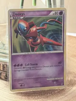 Deoxys 2/95 HGSS Call of Legends Holo Rare Pokemon Card Excellent Condition - Image 4